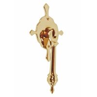 "Turnbrook Park" Polished Brass Door Knocker "Turnbrook Park" Polished Brass Door Knocker