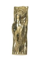 Polished Brass Woodpecker Door Knocker