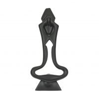 Black Iron Effect Art Deco Door Knocker 178mm