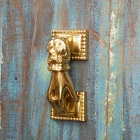 Polished Brass Hand Door Knocker Polished Brass Hand Door Knocker