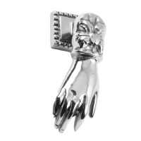 Bright Chrome Hand Door Knocker