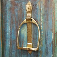 Polished Brass "Stirrup" Door Knocker 