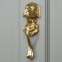 Stunning Polished Brass Dog Door Knocker Stunning Polished Brass Dog Door Knocker