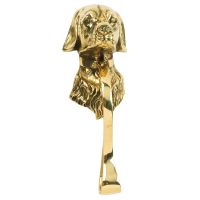 Stunning Polished Brass Dog Door Knocker Stunning Polished Brass Dog Door Knocker