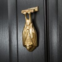 Polished Brass Bat Door Knocker