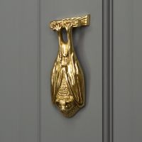 Polished Brass Bat Door Knocker