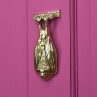 Polished Brass Bat Door Knocker