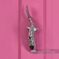 Bright Chrome Fish Door Knocker Bright Chrome Fish Door Knocker
