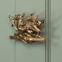 Polished Brass Dragon Door Knocker Polished Brass Dragon Door Knocker