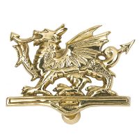 Polished Brass Dragon Door Knocker Polished Brass Dragon Door Knocker