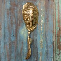 Polished Brass pirate Door knocker
