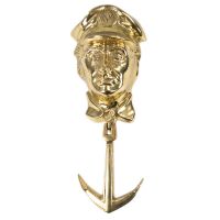 Captain Door Knocker Created from Brass