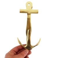 Polished Brass Anchor Door knocker - Size 197mm Approx