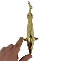 Polished Brass Dolphin Door Knocker