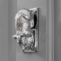 Bright Chrome Dormouse Door Knocker