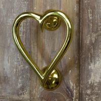 Brass Heart Door Knocker Brass Heart Door Knocker