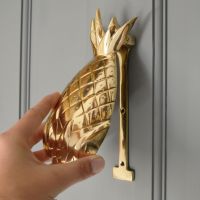 Polished Brass Pineapple Door Knocker Polished Brass Pineapple Door Knocker