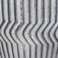 Close-up of the Patina Metal