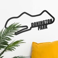Donington Park Motor Racing Circuit Wall Art on White Wall