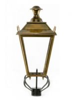 Large Antique Brass Dorchester Lantern