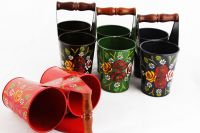 Canal Art Style Double Bucket Planter