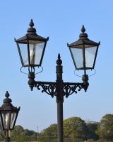Double Headed Victorian Lamp Post Detailing