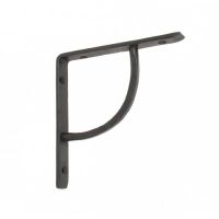Arched Beeswax Iron Shelf Bracket 