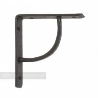 Arched Beeswax Iron Shelf Bracket 