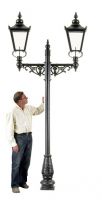 Dual headed vvictrian lamppost scale image