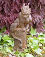 Cast Iron Chinese Dragon Statue