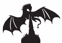 Dragon Weathervane Motif