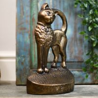 Cast metal heavy duty door stop