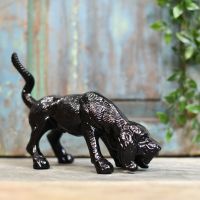 Black Cast Metal bloodhound door stop Black Cast Metal bloodhound door stop