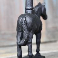 Rear View of Horse with detailing on tail  Rear View of Horse with detailing on tail