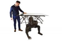 Spiderman furniture glass table