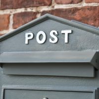 White "POST" Lettering 