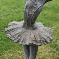 Close up of Rustic Grey Cast Iron Tutu Close up of Rustic Grey Cast Iron Tutu