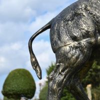 Rear view of Tatanka Bison Sculpture 