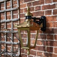 Standard Antique Brass Victorian Wall Lantern