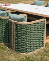"The Imelda" Six Seater Garden Lounge And BBQ Furniture Set Back Of The Chair "The Imelda" Six Seater Garden Lounge And BBQ Furniture Set Back Of The Chair