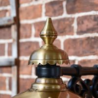 Close up of lantern top and finial 