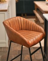 High back and sides for additional comfort.