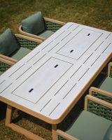 "The Imelda" Six Seater Garden Lounge And BBQ Furniture Set Full Table Shot "The Imelda" Six Seater Garden Lounge And BBQ Furniture Set Full Table Shot