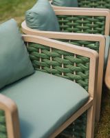 "The Imelda" Six Seater Garden Lounge And BBQ Furniture Set Rope Close Up "The Imelda" Six Seater Garden Lounge And BBQ Furniture Set Rope Close Up