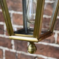 Close up of Antique Brass Lantern & Finial Close up of Antique Brass Lantern & Finial