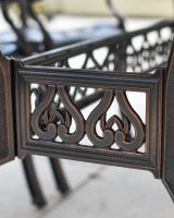 Love Heart Motif on the Base of the Table