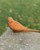 Rustic Cast Iron Bird Garden Sculpture 