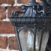 Close up of decorative detailing on Lantern