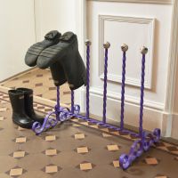 “Thedenwood” Lilac Three Pair Welly Rack 