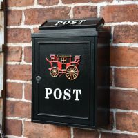 Royal Carriage Wall Mounted Post Box